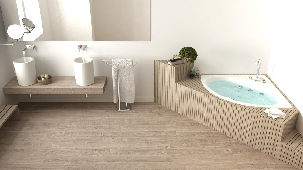 Pavimento finto legno Pavimenti effetto legno in bagno prezzo costo effetti legno immagini offerte a mq