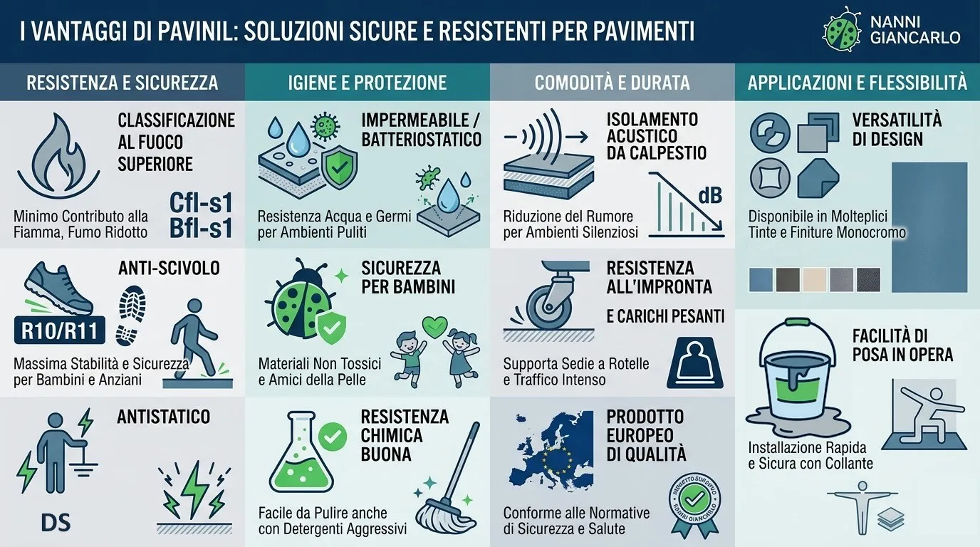 Pavimenti in PVC di qualit&agrave; Pavinil | Nanni Giancarlo