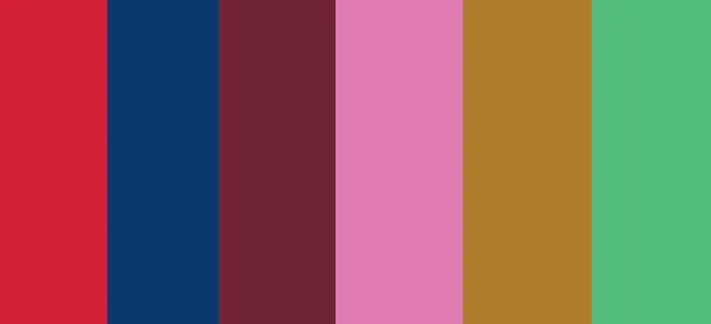 Tra i colori inclusi in Meanderings &ndash; Palette Colori Pantone