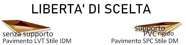 Pavimento SPC e Pavimenti LVT