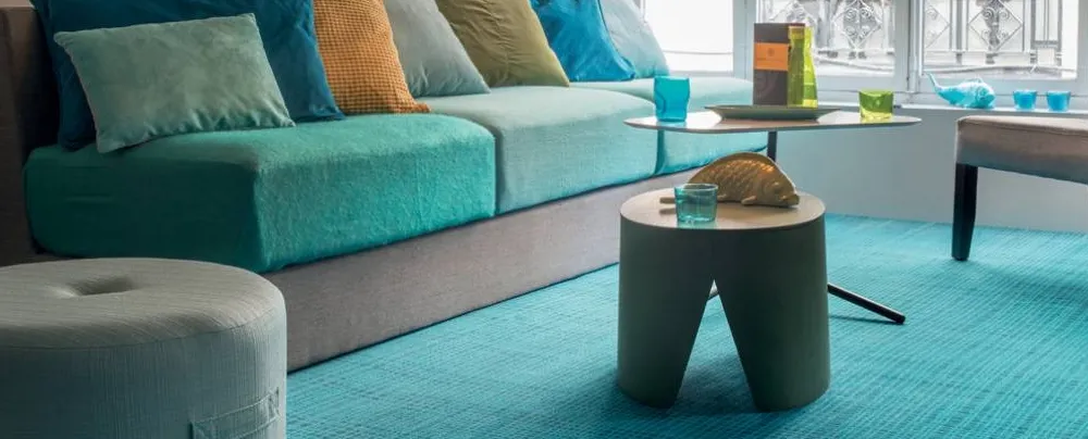 Moquette per hotel  in fibra antisporco tinta unita velour