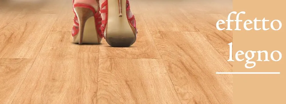 pavimento pvc effetto legno