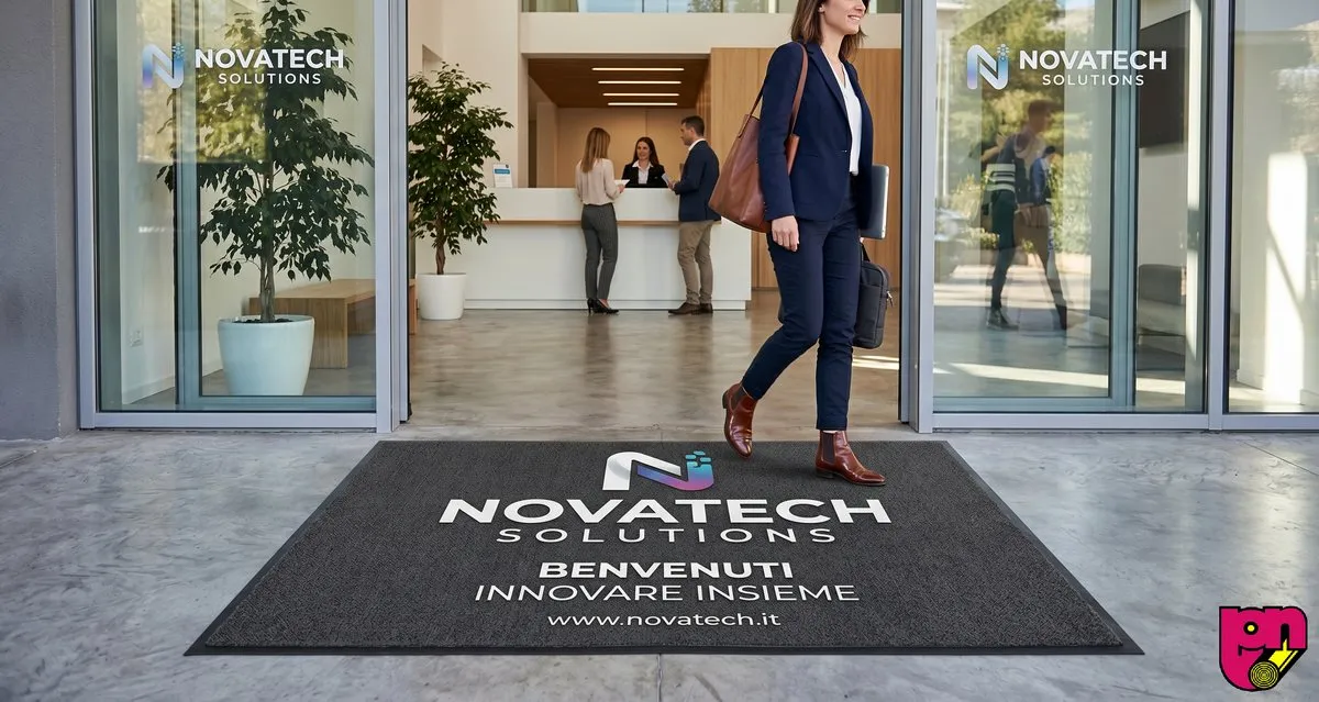 Zerbini Aziendali con scritte e loghi