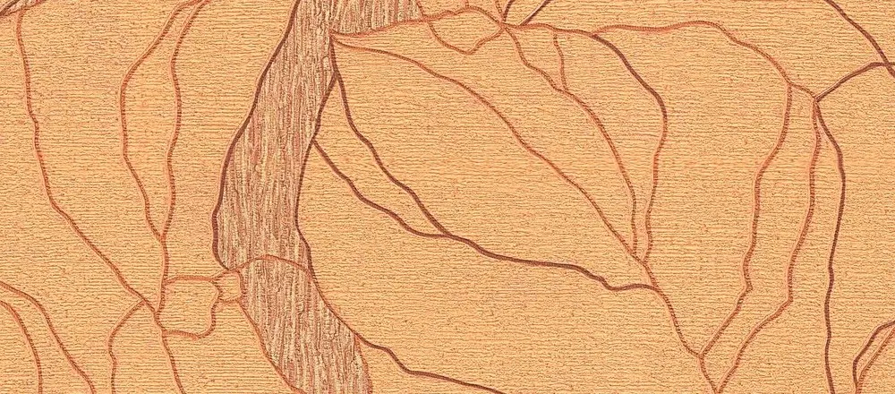 100E-AUSTRALIA | Carta da parati botanica stilizzata 
