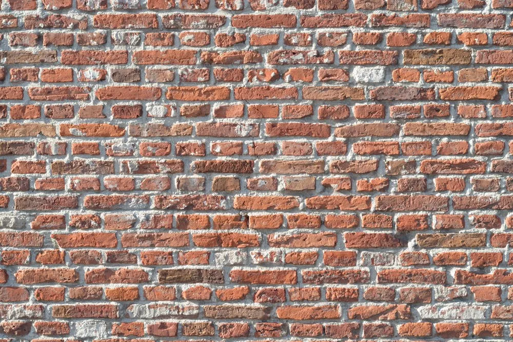 carta da parati stile industraile mattoncini rossi rivestimenti stile industriale