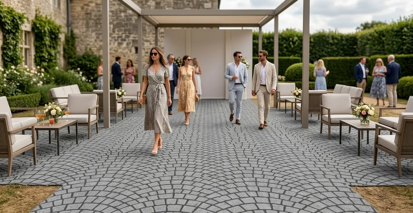AGUGLIATO PAVE  | Moquette per allestimenti fiere ed eventi