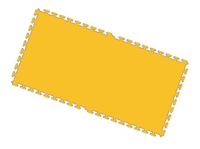 pavimento giallo ad incastro - Nanni Giancarlo