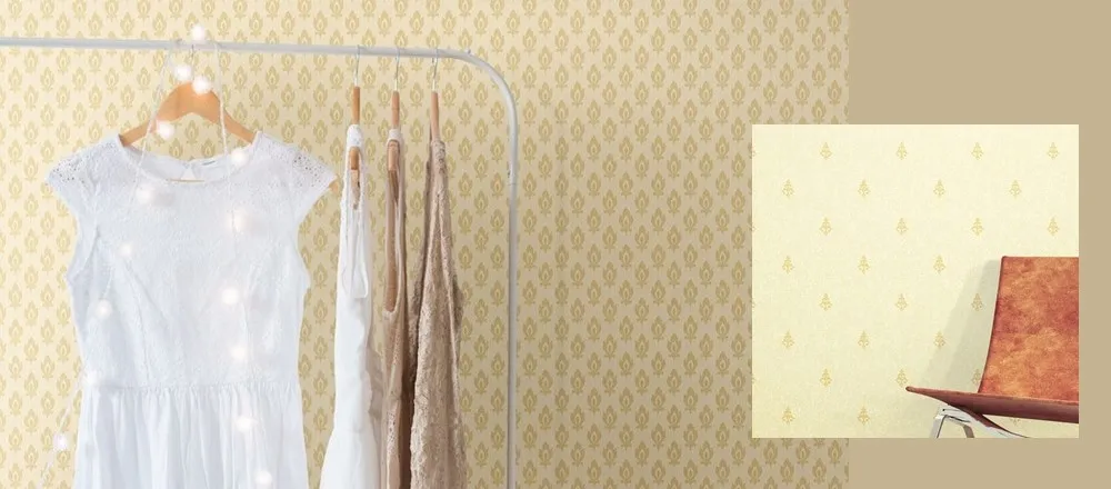 Carta da parati classica a piccoli pattern