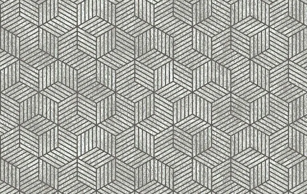 Carta da parati argento con decoro geometrico - Nanni Giancarlo Pareti argento con carta da parati argento carta parati argento carta da parati bianca e argento