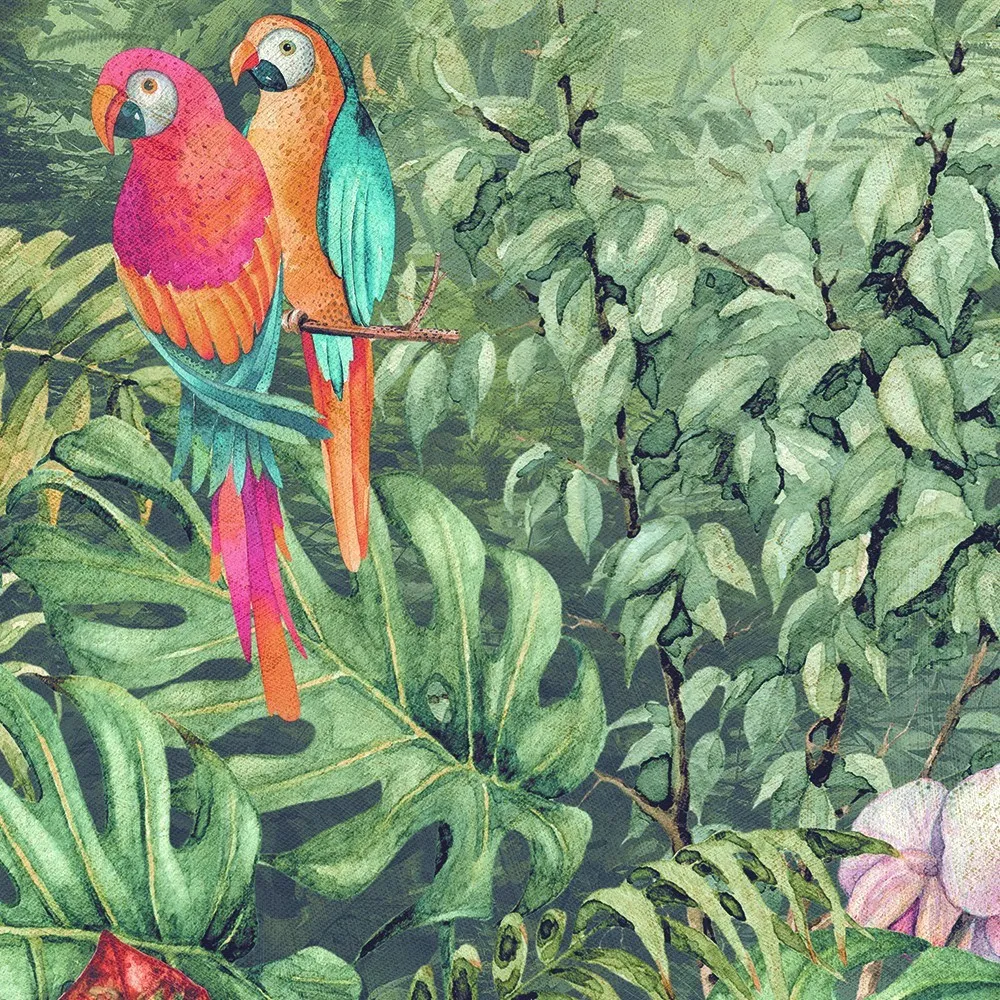 carta da parati con foglie tropicali carta da parati foglie tropicali - Nanni Giancarlo