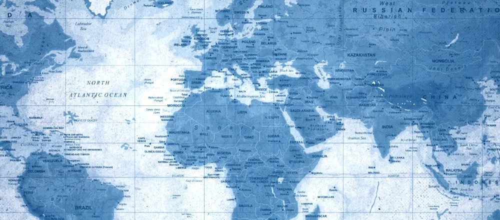 MONDO - BLUEMAP | Carta da parati mondo
