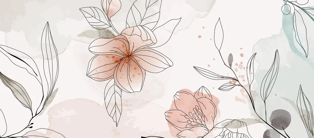 Fiori stilizzati carta da parati con disegni stilizzati fiori giganti immagini fiori stilizzati