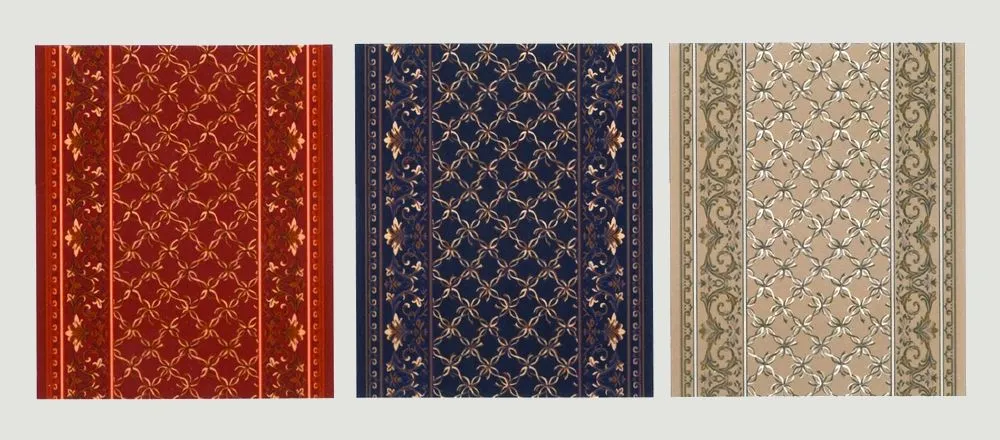 CORSIA M-LV | Passatoia Jacquard in tre larghezze e tre colori