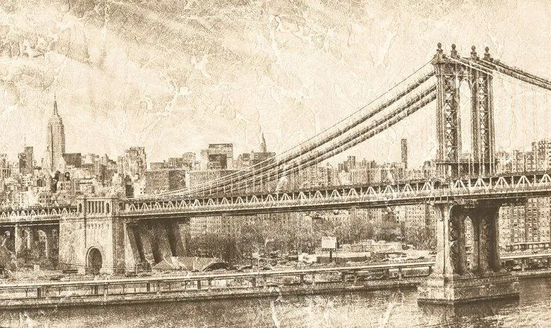 BROOKLYN - NYC | Carta da parati su misura - Colore 2 - Nanni Giancarlo