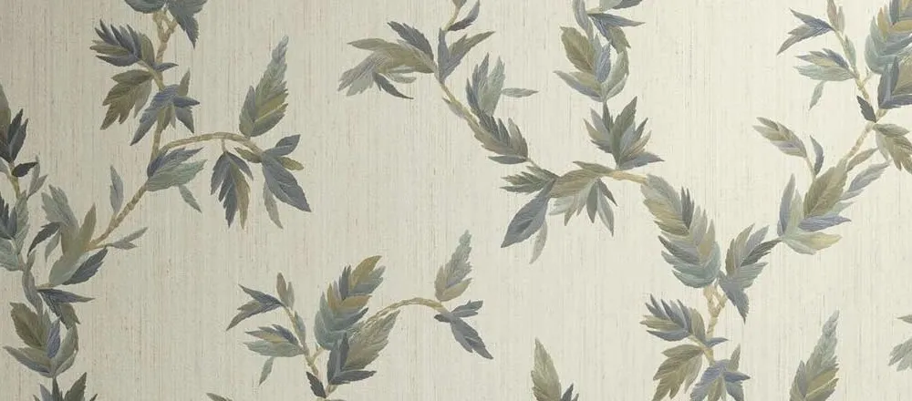 ORN25 BOTANIC | Carta da parati foglie iridate