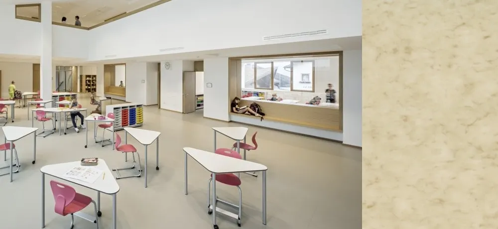 Pavimenti acustici in pvc per scuole e biblioteche