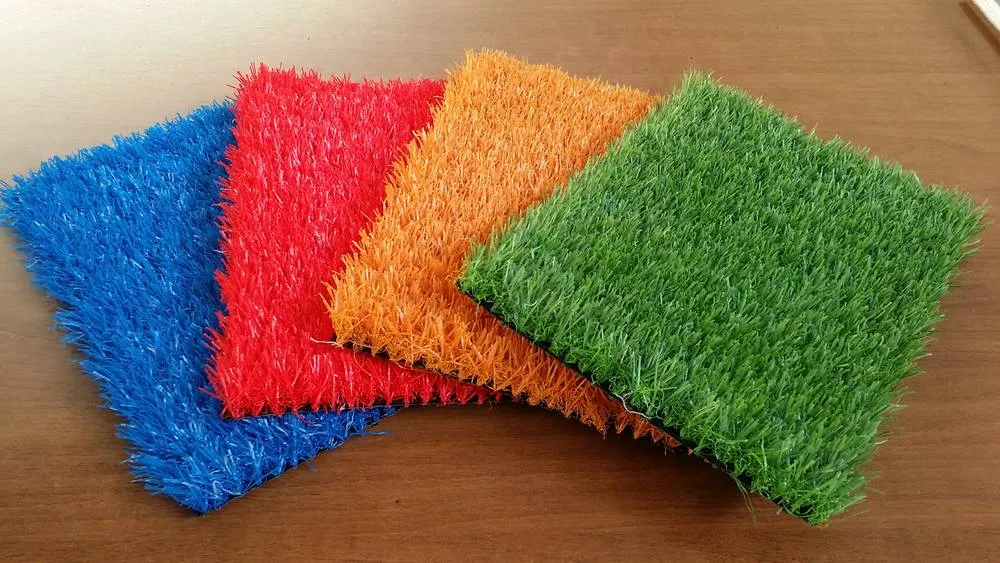 Erba sintetica colorata Prato sintetico colorato verde rosso arancione blu  (disponibile anche nero)