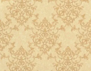 OD 46502 |  Carta da parati oro con design damasco