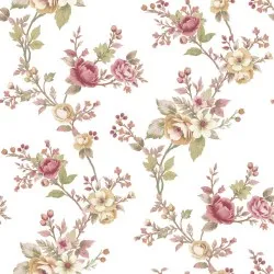 100P NIZZA | Carta da parati rose - Col 832-6