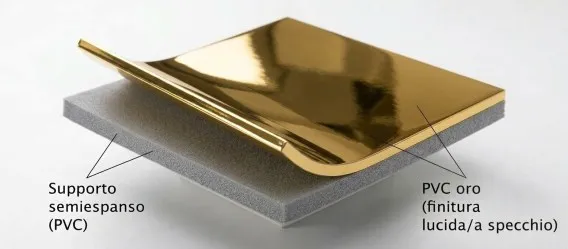 440 M-LUX |  Pavimento PVC effetto oro per eventi e allestimenti