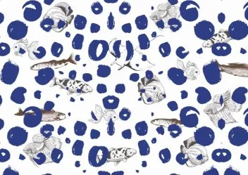 H2O | Carta da parati su misura design marino