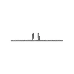 BASE P.100 | Profilo per pavimenti da 7 a 15 mm.