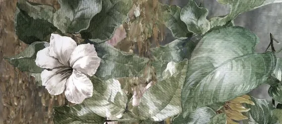 INCANTO | Carta da parati con fiori e foglie