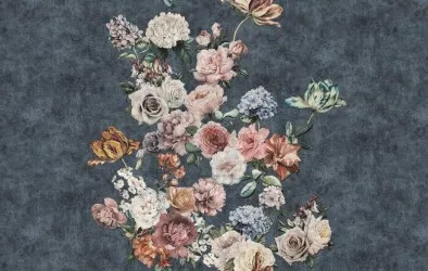 COLONNA FIORI | Carta da parati con fiori -  Colore 1
