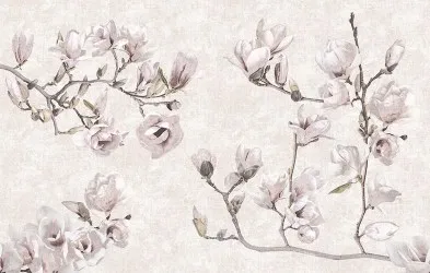 MAGNOLIA | Carta da parati con grandi fiori - Colore 109
