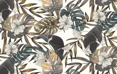 MONSTERA | Carta da parati botanica - Colore 4