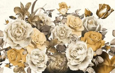 ROMANTICA | Carta da parati con fiori grandi - Colore 5