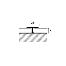 GIUNTO DILATAZIONE T14 | Per pavimenti 