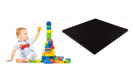 Pavimento elastico compatto in gomma per attività fisiche