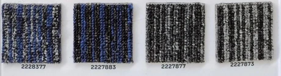 TILER-BO Linea | Piastrelle Moquette a righe - 4 Colori