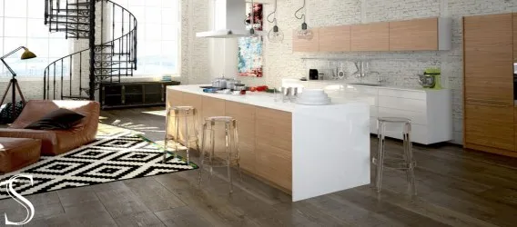 PAVIMENTI IN LAMINATO S - Spessore 8 mm. - Classe AC5 - BISELLATO