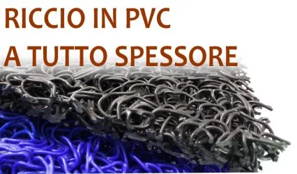 Zerbino ricciolo vinilico - Tappeto ricciolo pvc per esterno - Zerbini in pvc a ricciolo