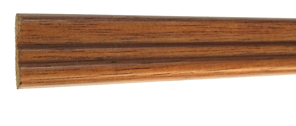 Asta per cornice Emma in legno grezzo noce 2.8 cm