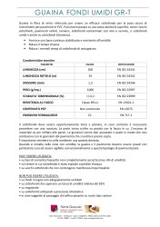 GUAINE PER PAVIMENTI | Elastiche e impermeabili