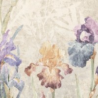 FLEURS IRIS | Carta da parati floreale design - Colore 270