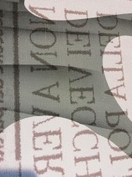 FLOWER NEWSPAPER | Carta da parati design - Particolare scritte