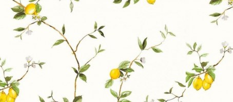 BLO | Carta da parati con limoni