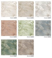 100P PALME | Carta da parati palma - Colori carte palma - Palma foglia