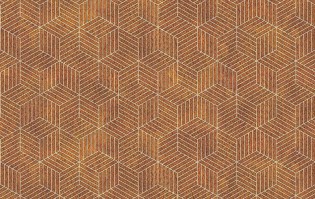 GEO | Carta da parati geometrica  - Colore 15B Oro Var. metallo