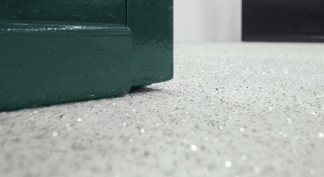 GLITTER ARGENTO |  Pavimento glitterato moquette