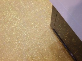 GLITTER ORO | Tessile glitter per pavimentazioni