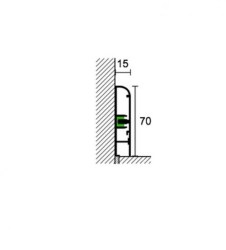 Battiscopa in metallo - M99-7 [sezione]